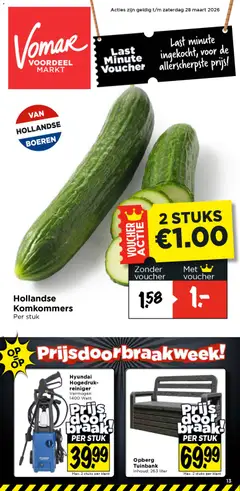 Vomar folder - Weekend folder - Voorbeeld van een folder van Vomar, geldig van 26.03.2026