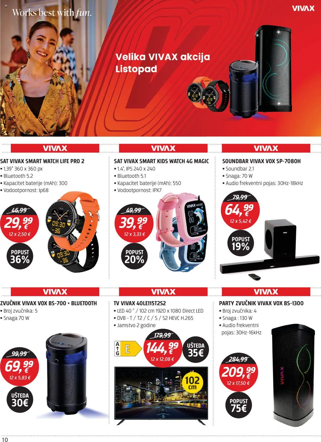 Centar Tehnike katalog | vrijedi od 20.10.2025 | Stranica: 10 | Proizvodi: Baterije, Sat, Tv, Audio