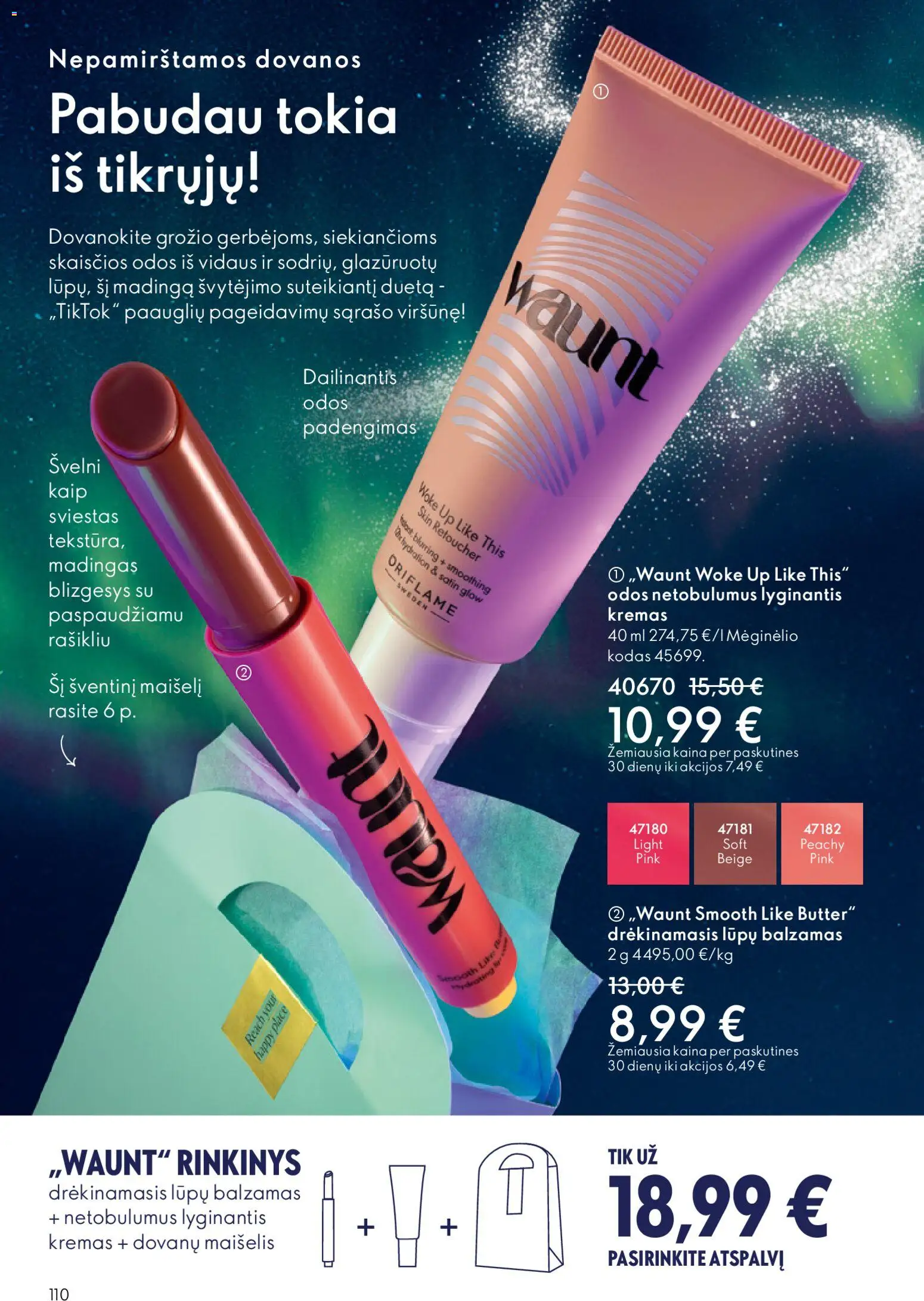 Oriflame akcijos nuo 10.12.2025 | Puslapis: 110 | Prekių: Balzamas, Kremas, Sviestas