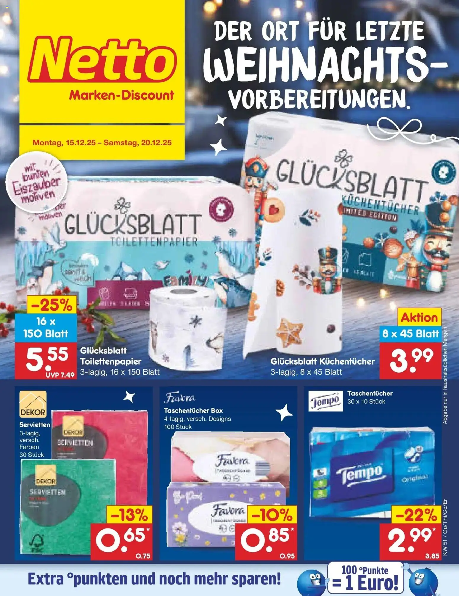 Netto Marken-Discount prospekt Nordhausen	 – gültig ab 15.12.2025 | Seite: 30 | Produkte: Box, Tempo, Toilettenpapier