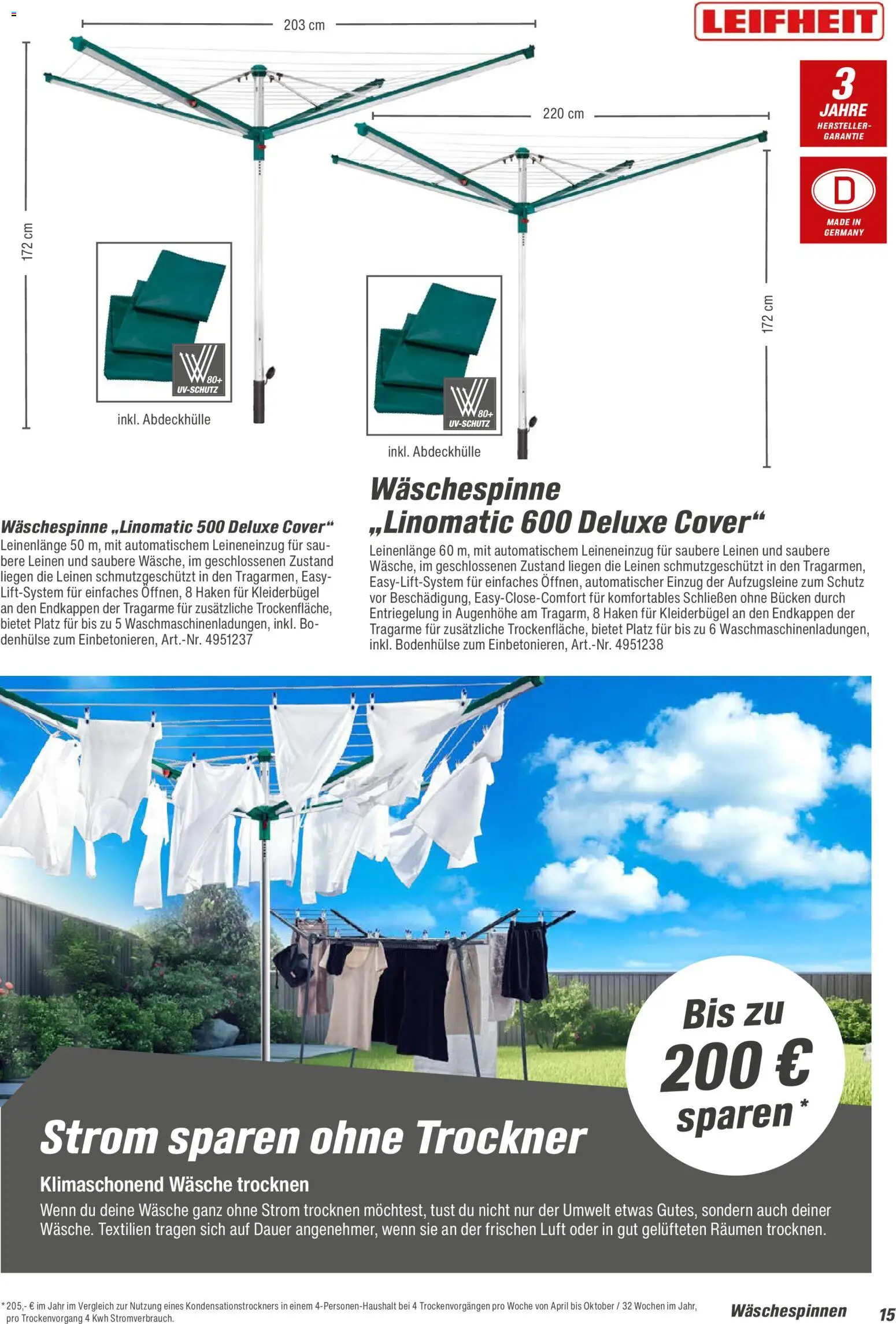 Toom Baumarkt  Wohnen & Haushalt 2026 – gültig ab 01.01.2026 | Seite: 15 | Produkte: Trockner, Kleiderbügel