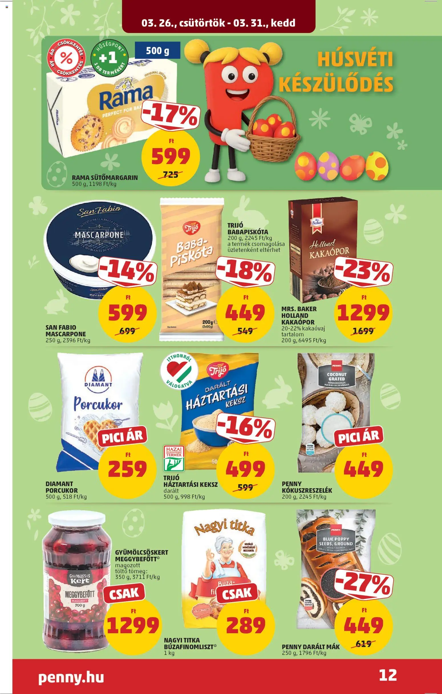 PENNY akciós ujság - amely érvényes a következő dátumtól: 26.03.2026 | Oldal: 16