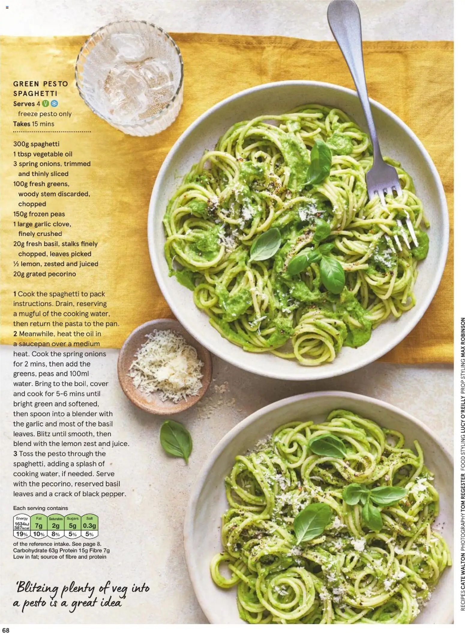 {H1} | Page: 68 | Products: Garlic, Spaghetti, Oil, Basil