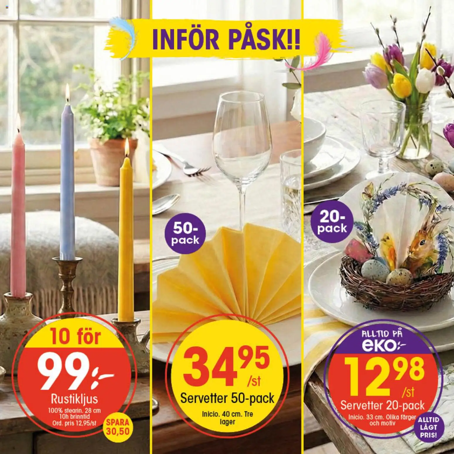 EKO reklamblad aktuell från 02.03.2026 | Sida: 4 | Produkter: Servetter