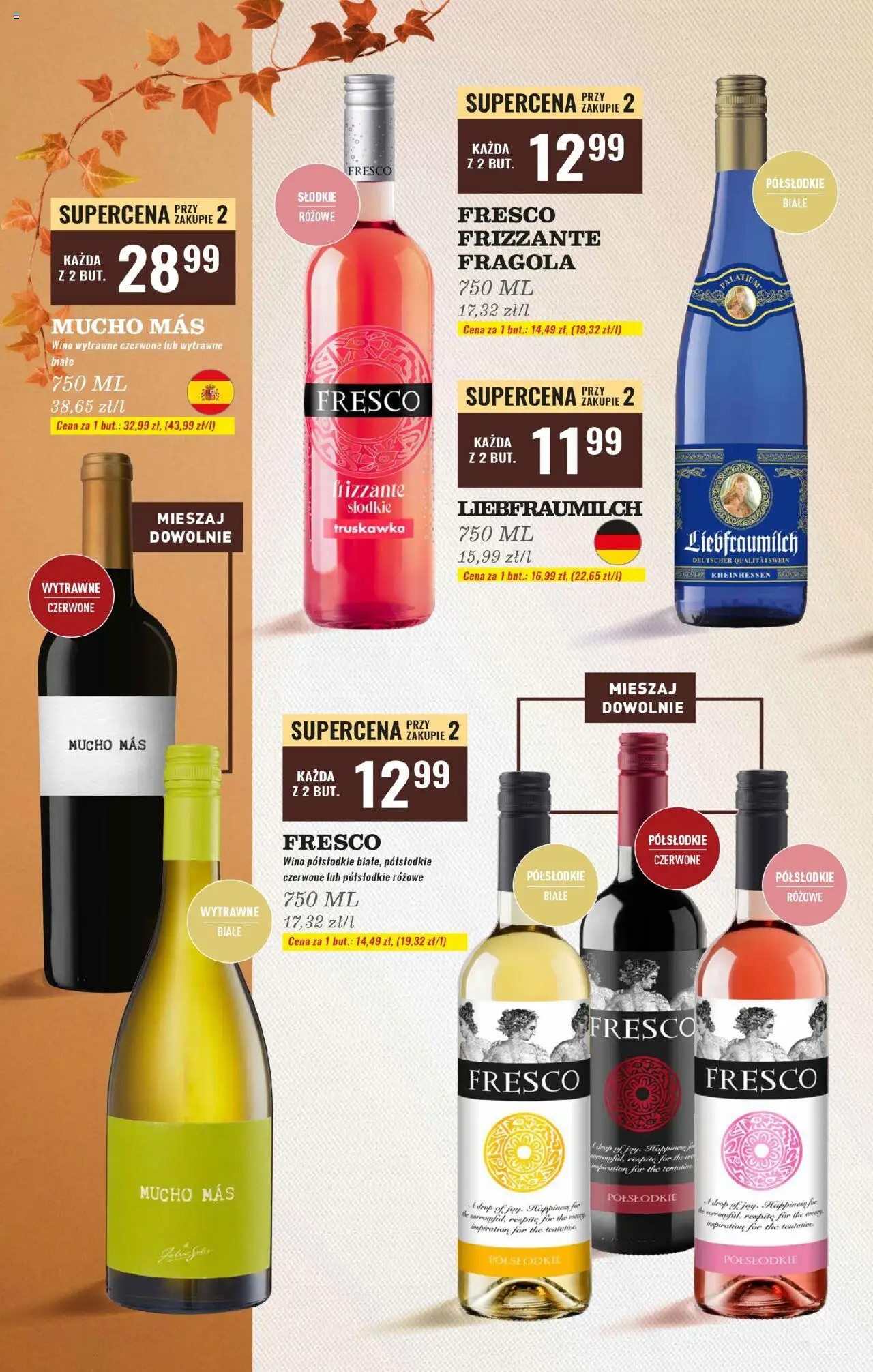 Biedronka gazetka - Czas na toast od 06.10.2025 | Strona: 10 | Produkty: Wino, Fresco