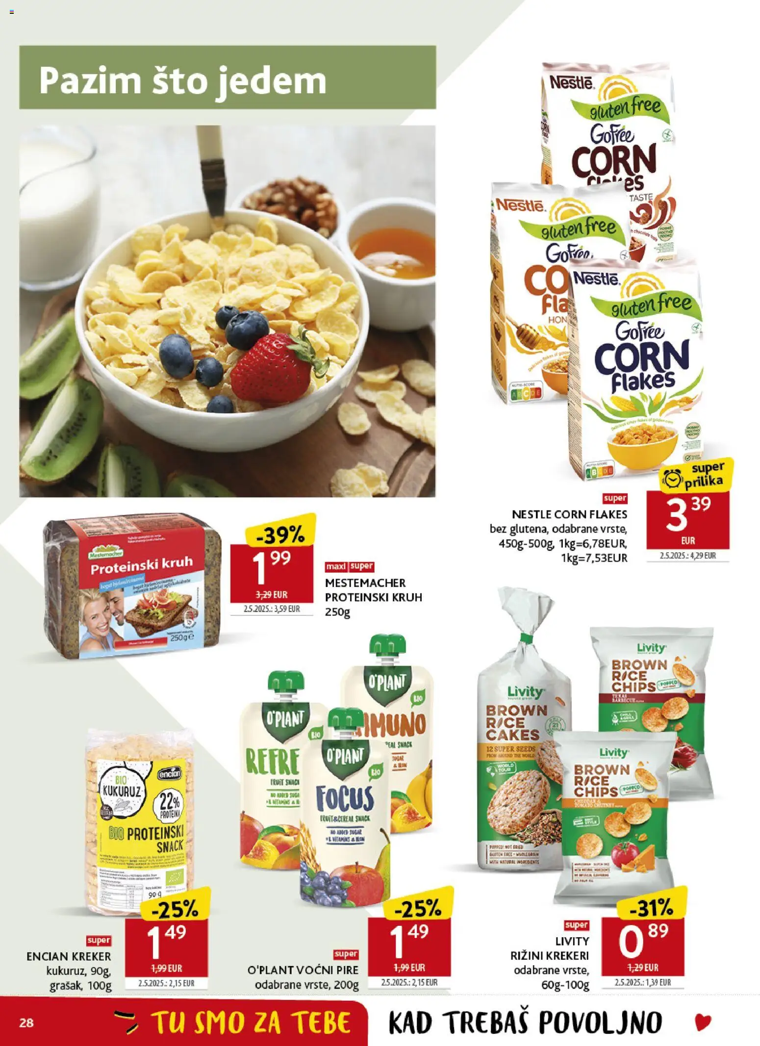 Konzum HR akciós ujság - amely érvényes a következő dátumtól: 14.01.2026 | Oldal: 28 | Termékek: Chips, Kréker