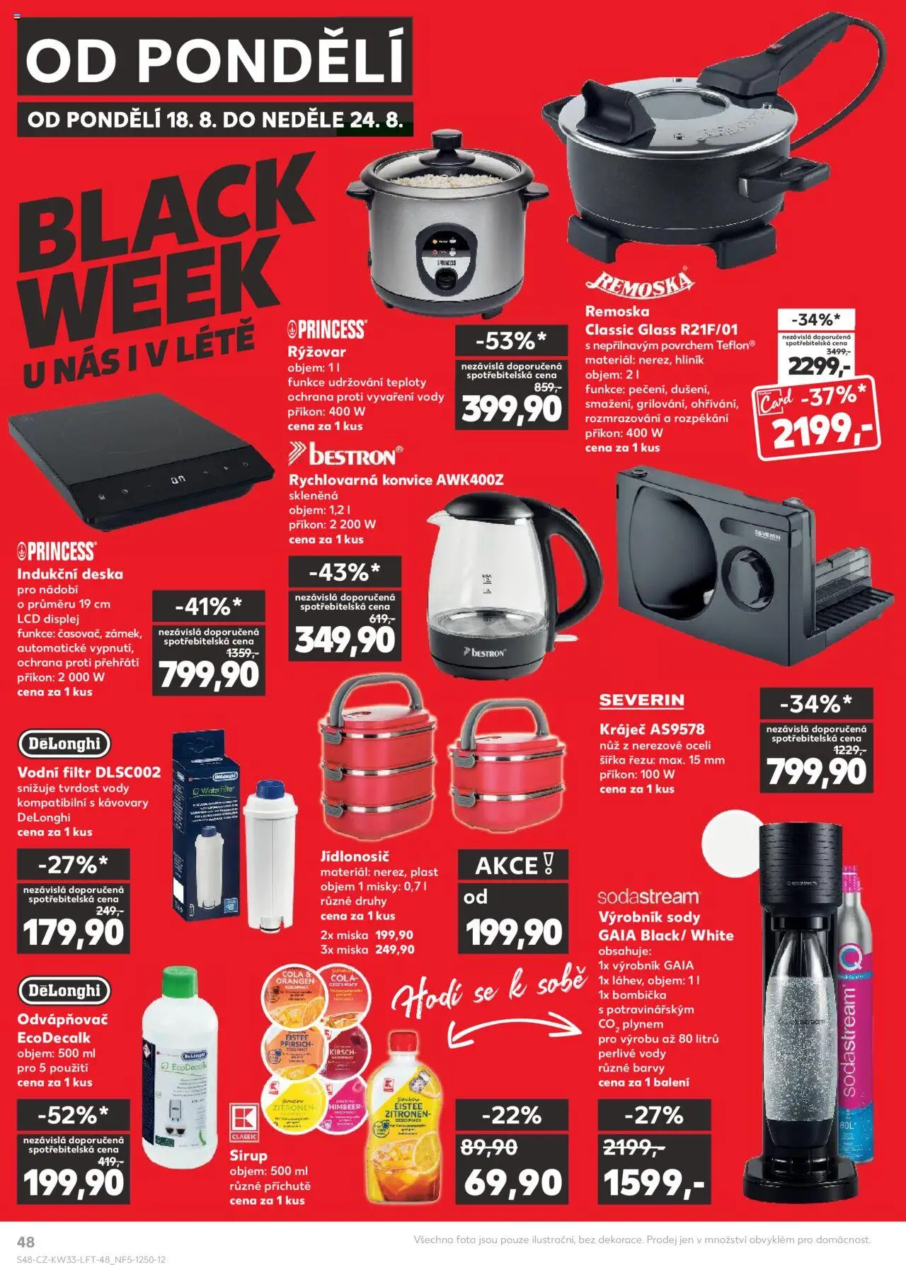 Kaufland leták - Plzeň od 13.08.2025 | Strana: 48 | Produkty: Rýžovar, Miska, Konvice, Cola