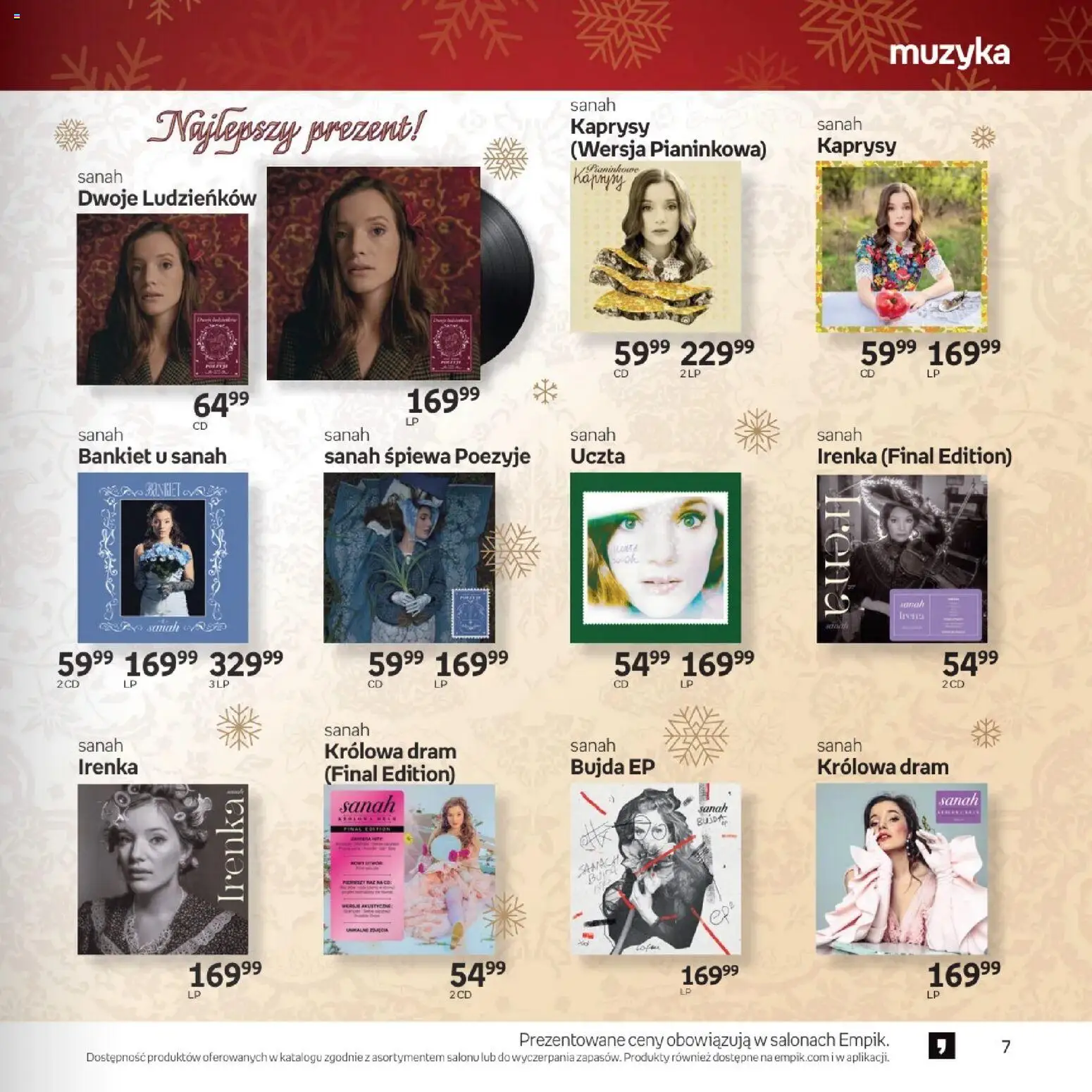 Empik promocje - Xmas Muzyka od 26.11.2025 | Strona: 7