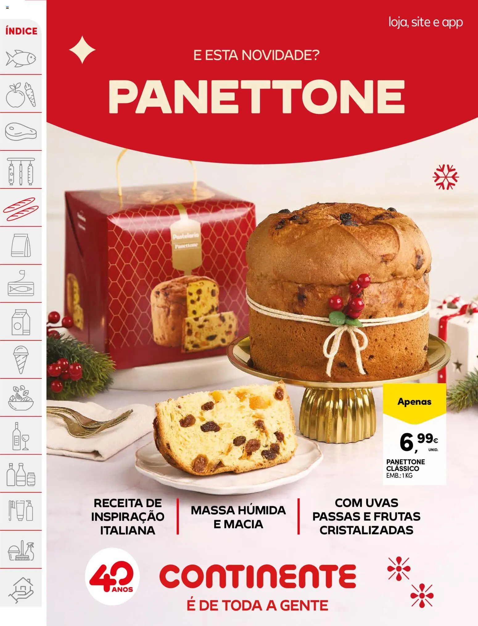 Continente folheto │ válido de 02.12.2025 | Página: 18 | Produtos: Massa, Uvas