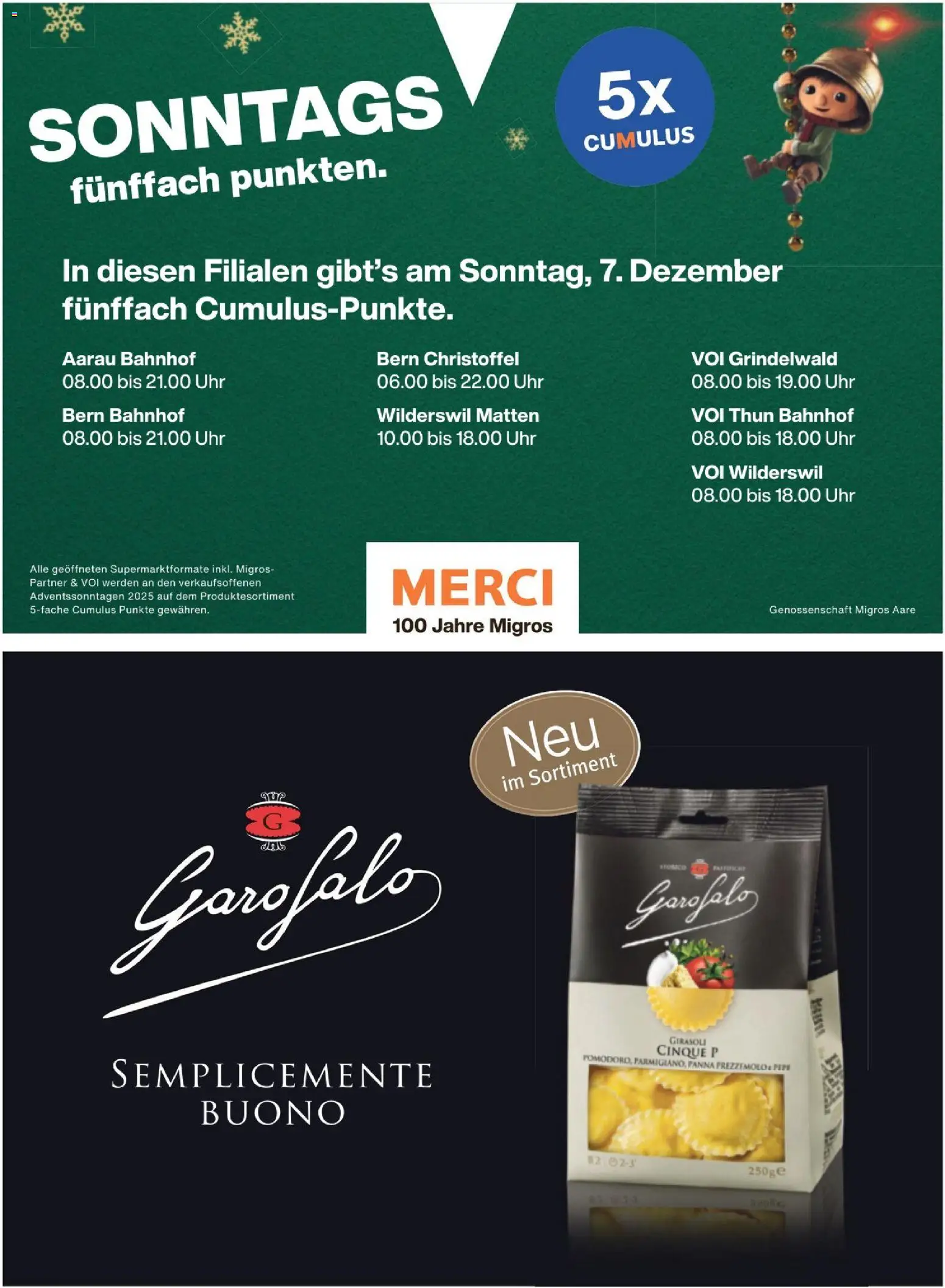 Migros Magazin – gültig ab 02.12.2025 | Seite: 48 | Produkte: Pasta, Uhr