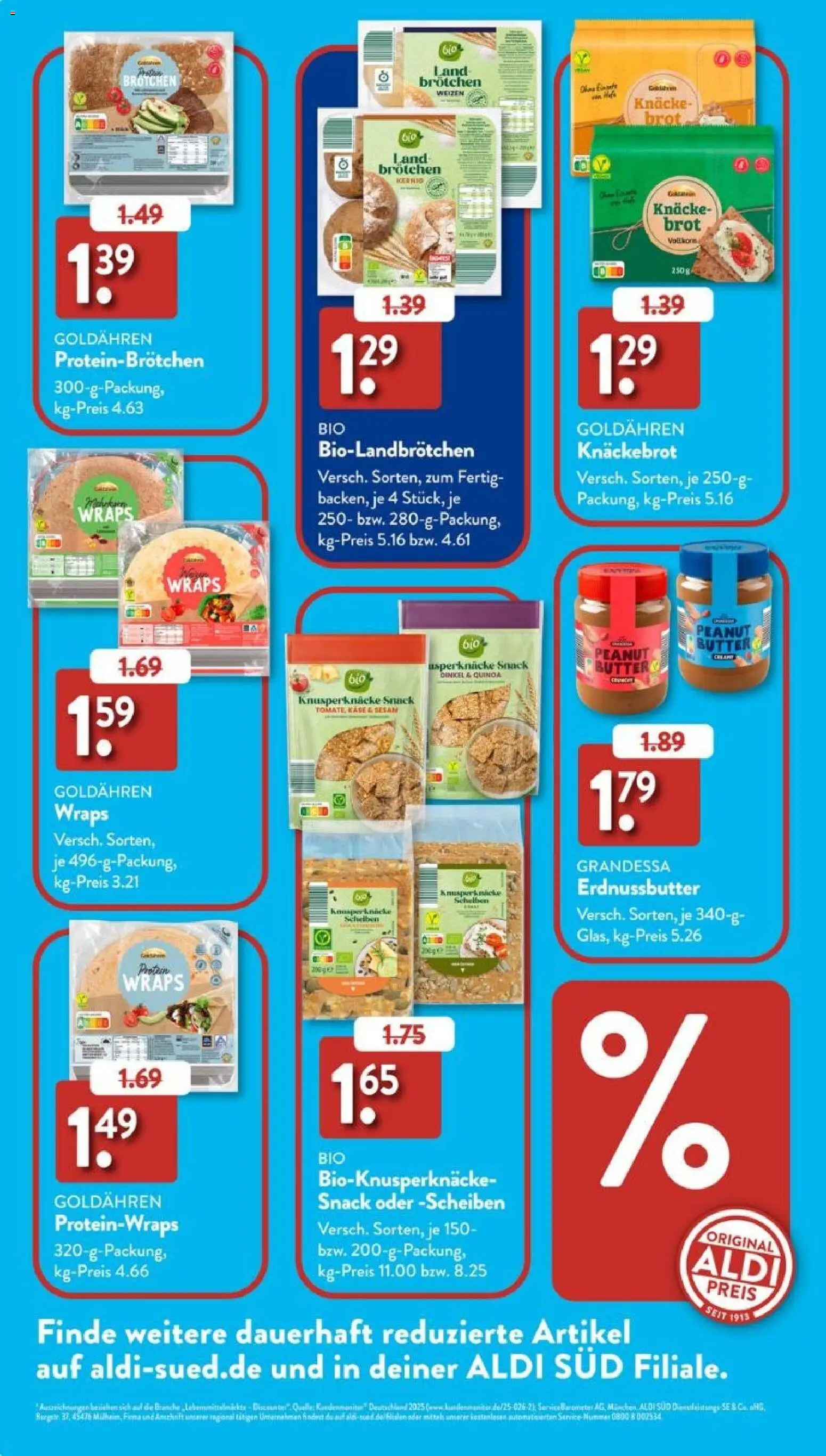 Aldi Süd Prospekt 	 – gültig ab 19.01.2026 | Seite: 34 | Produkte: Butter, Brot