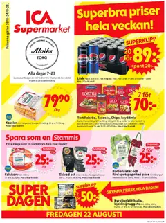 ICA Supermarket - Bromma - Förhandsvisning av reklamblad från butik ICA Supermarket aktuell från 18.08.2025