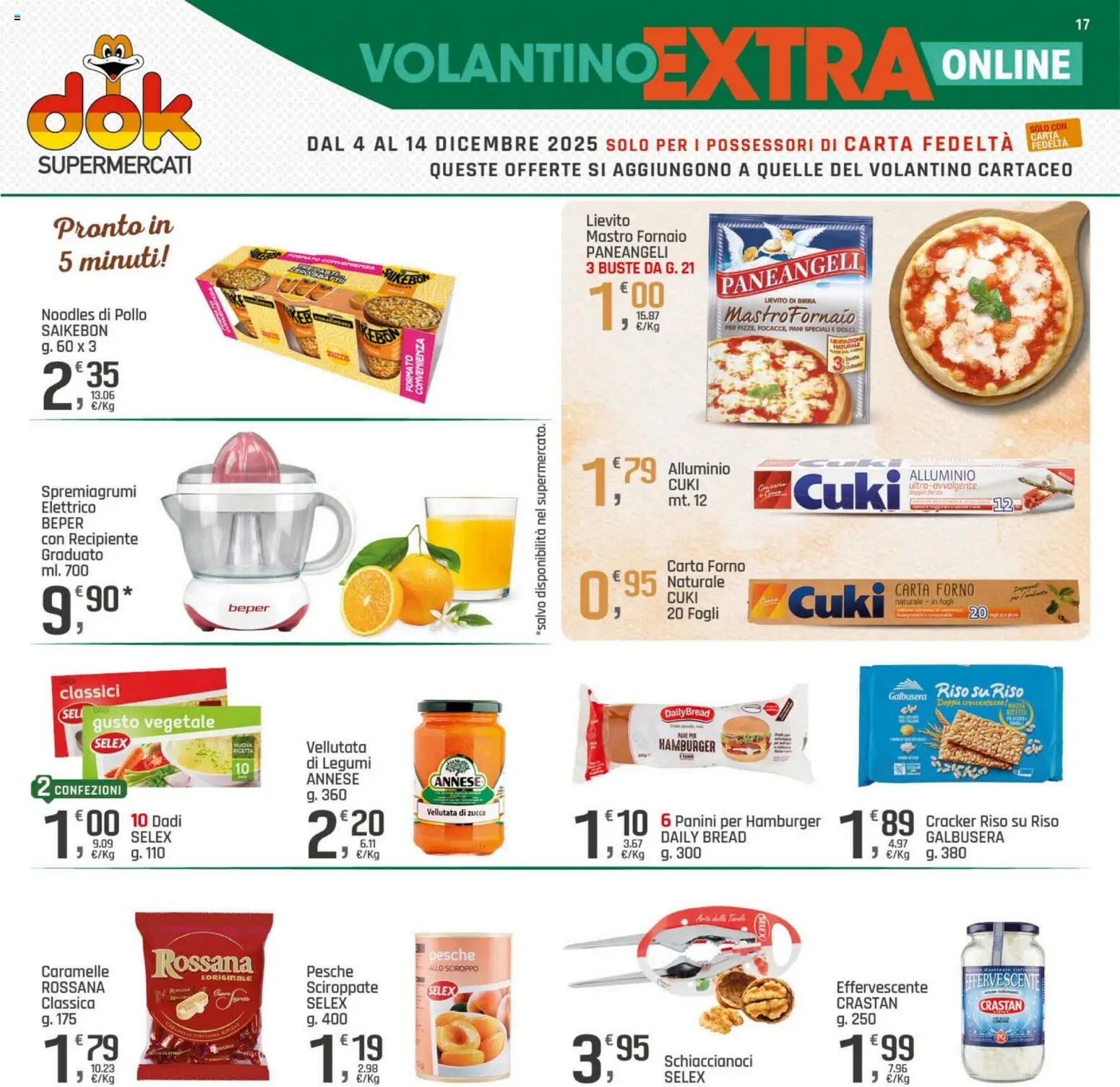 Volantino DOK del 04.12.2025 | Pagina: 21 | Prodotti: Legumi, Caramelle, Forno, Carta forno