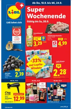 Lidl Aktionen ab 18.09.2025 gültig