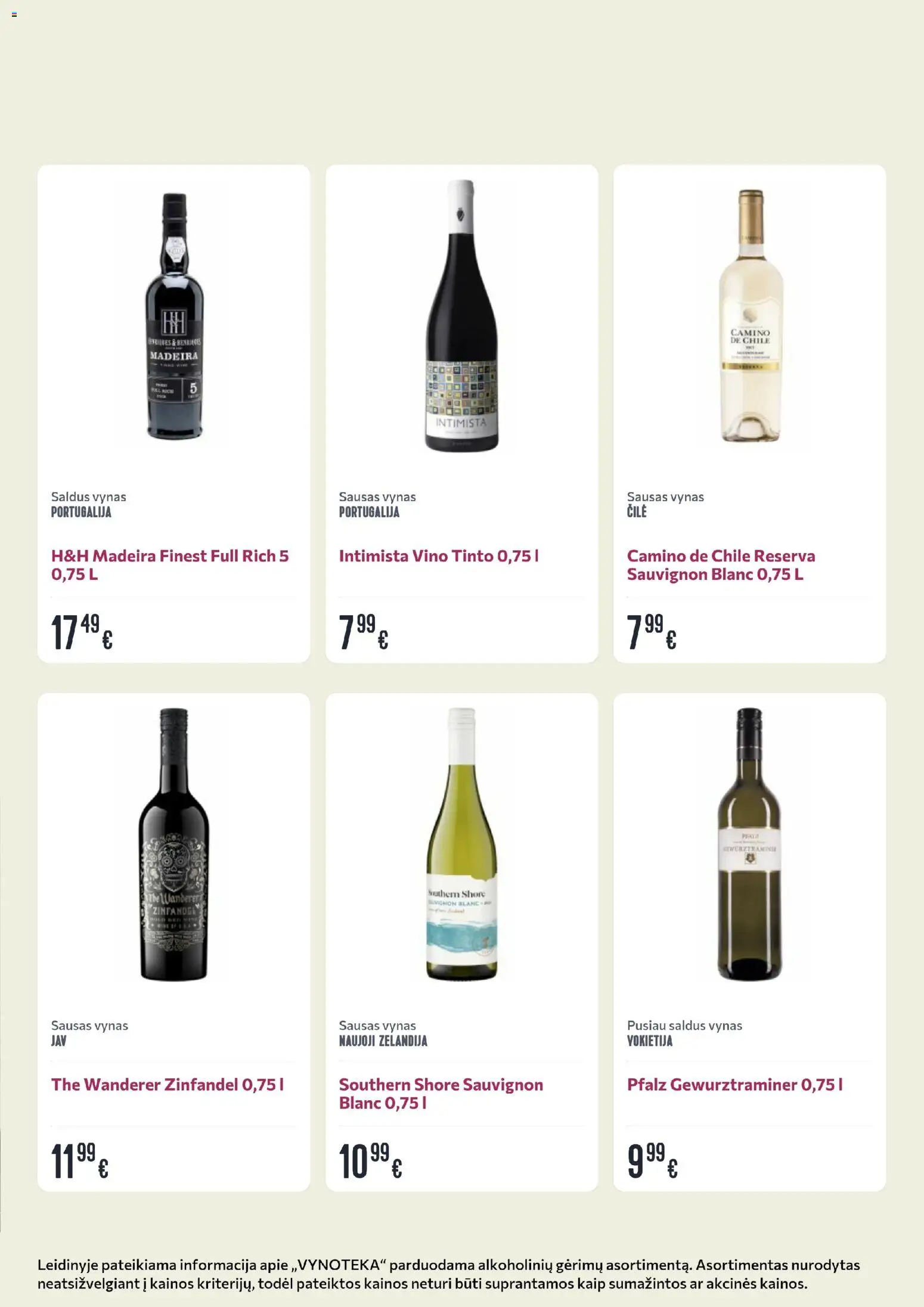 VYNOTEKA akcijos nuo 29.12.2025 | Puslapis: 21 | Prekių: Vynas