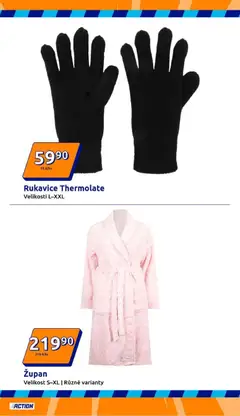 Náhled letáku Action leták od 07.01.2026 | Strana: 4 | Produkty: Župan, Rukavice