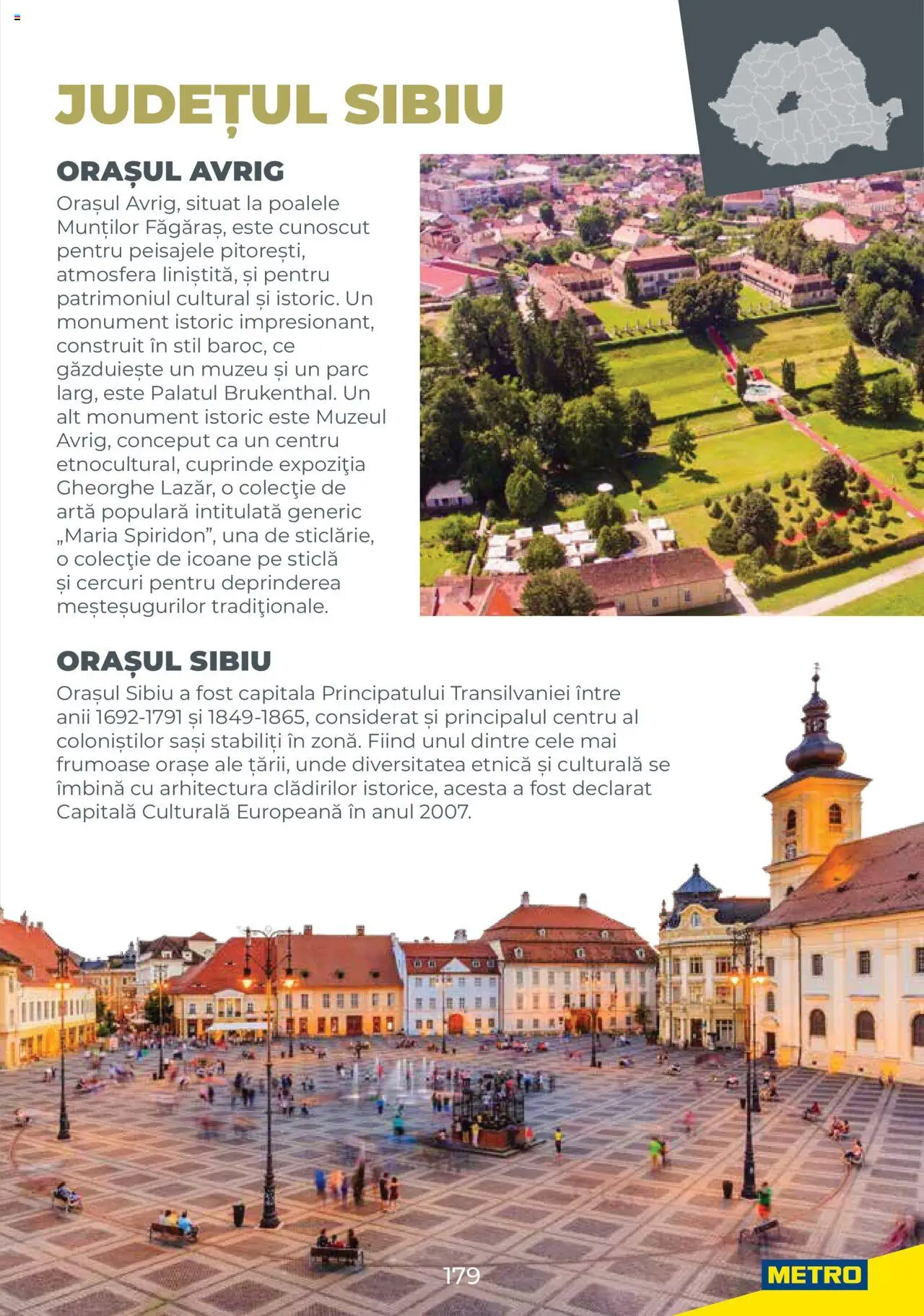 Metro catalog - Ghid de călătorie România – valabil de la 01.08.2025 | Pagină: 179