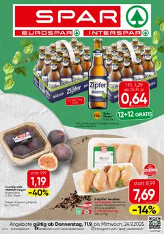 Spar Flugblatt - Salzburg ab 11.09.2025 gültig