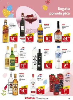 JOHNNIE WALKER RED LABEL VISKI, Whisky, 0,7l - Pregled kataloga iz trgovine Konzum, vrijedi od 18.03.2026 | Stranica: 33 | Proizvodi: Travarica, Konjak, Pica, Whisky