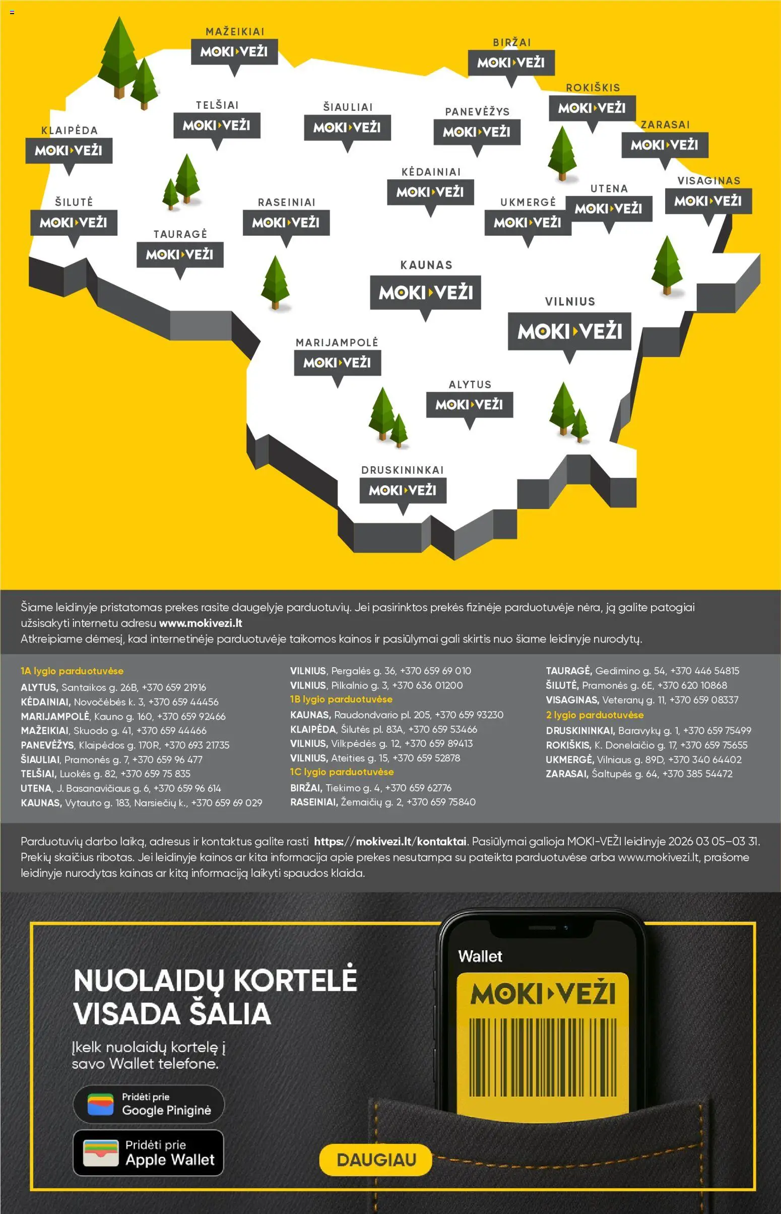 MOKI VEŽI akcijos nuo 05.03.2026 | Puslapis: 34 | Prekių: Piniginė