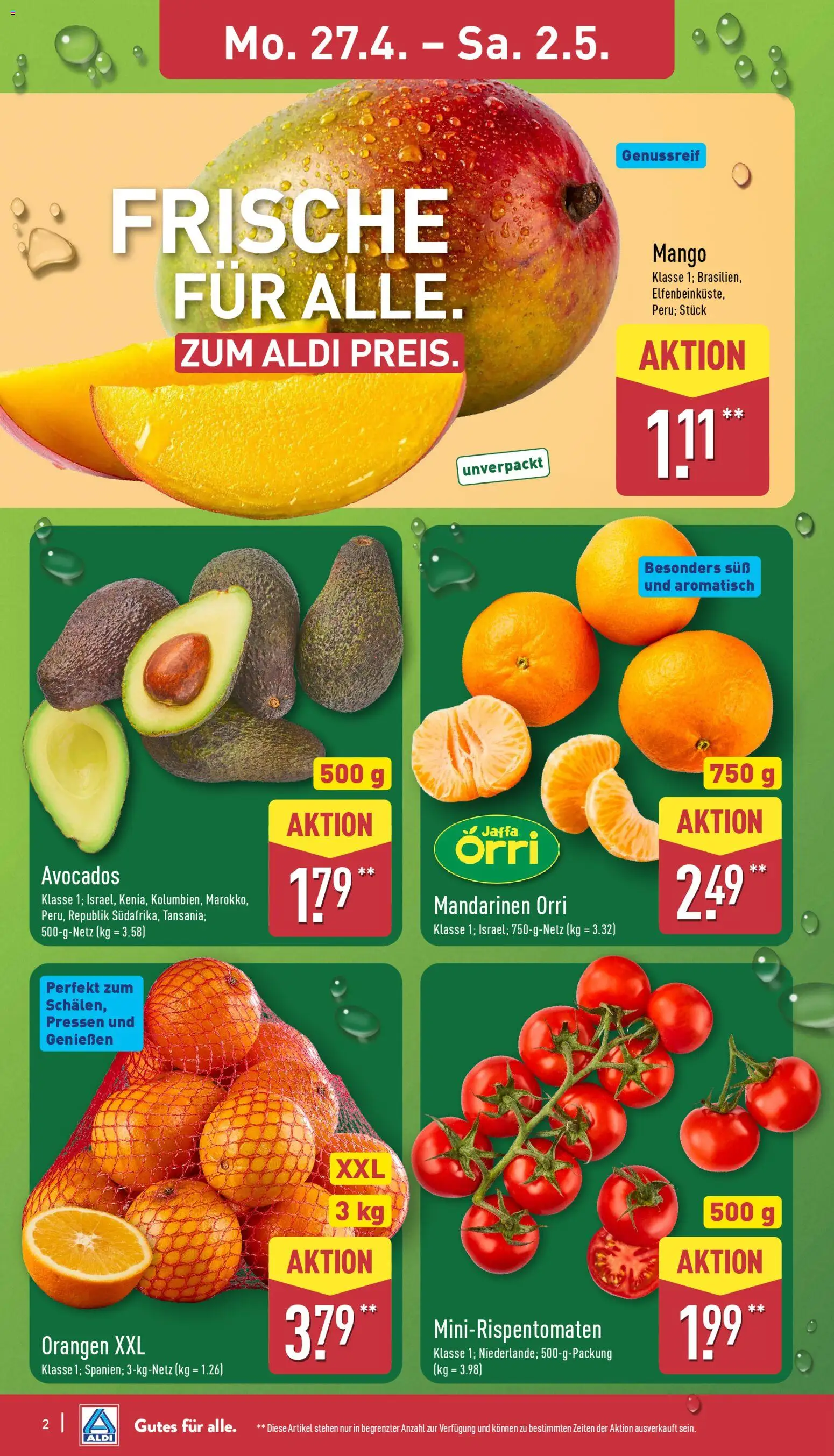 Aldi Prospekt 	 – gültig ab 27.04.2026 | Seite: 2