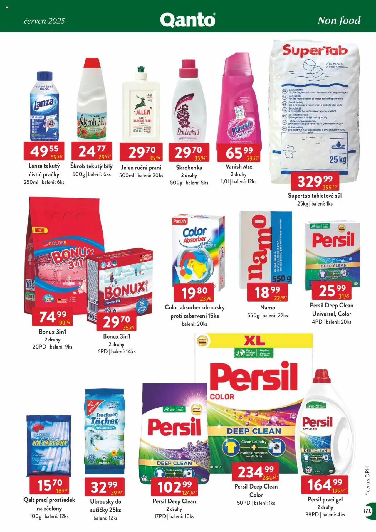 Astur & Qanto leták - Velkoobchod 06/2025 od 01.06.2025 | Strana: 171 | Produkty: Vál, Ubrousky, Persil, Lanza