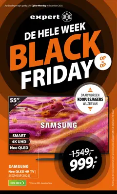 Expert - Black Friday - Voorbeeld van een folder van Expert, geldig van 24.11.2025