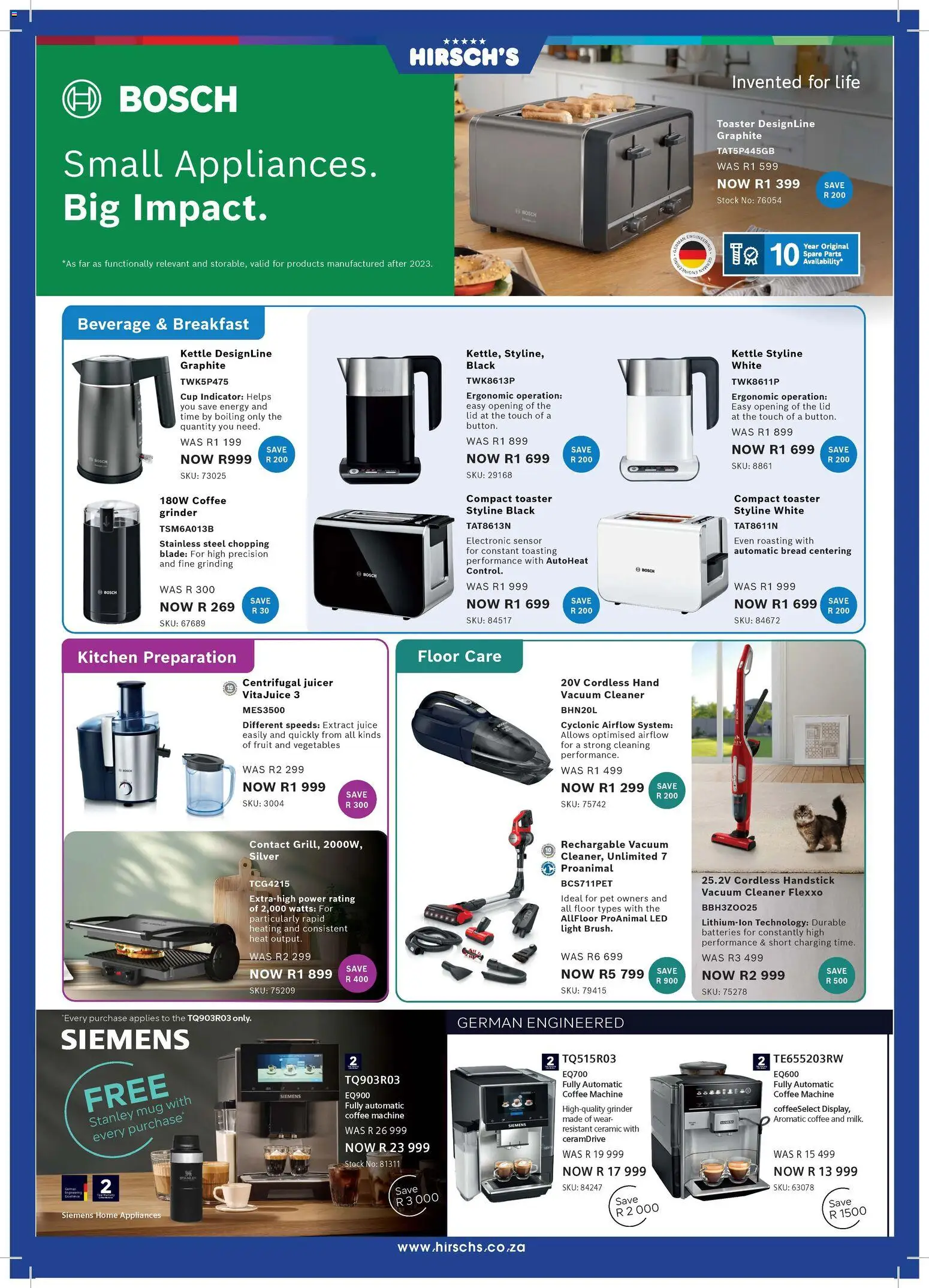 New Hirsch's catalogue – valid from 17.02.2026 | Page: 20 | Products: Kettle, Juicer, Mug, Vegetables