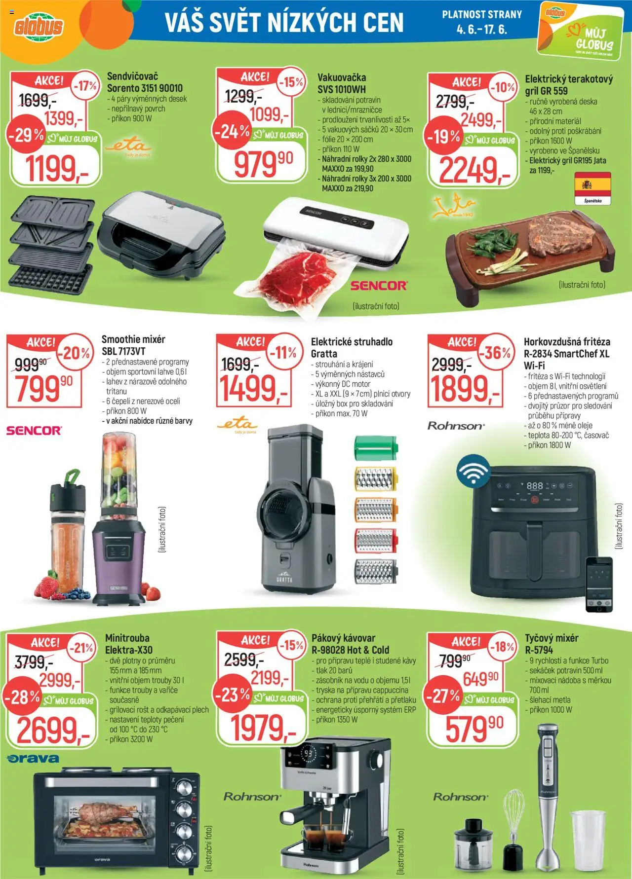 Globus leták - Trmice od 04.06.2025 | Strana: 38 | Produkty: Kávovar, Struhadlo, Sendvičovač, Barvy