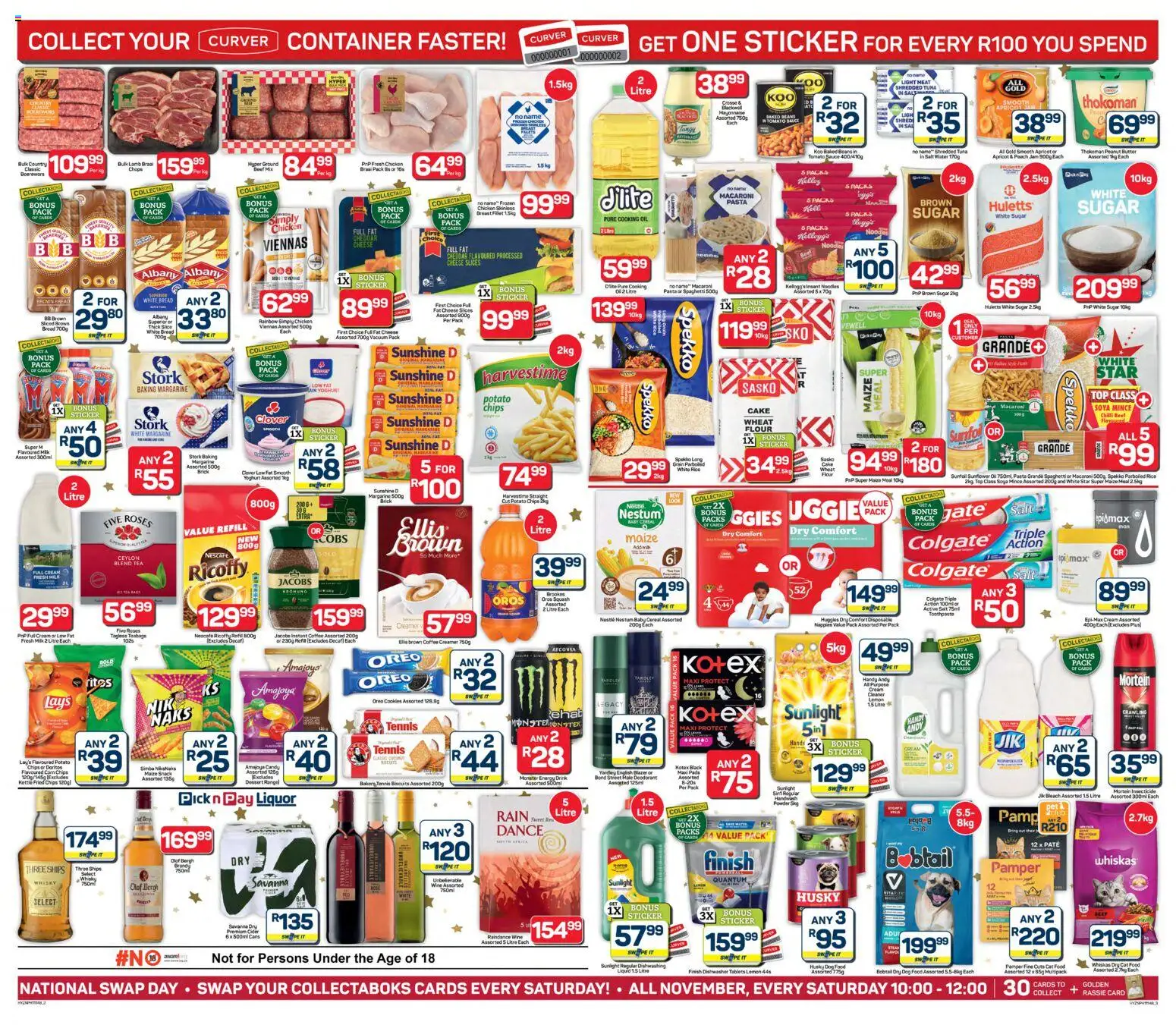 New Pick n Pay catalogue – valid from 10.11.2025 | Page: 2 | Products: Kettle, Pads, Maize meal, Mayonnaise