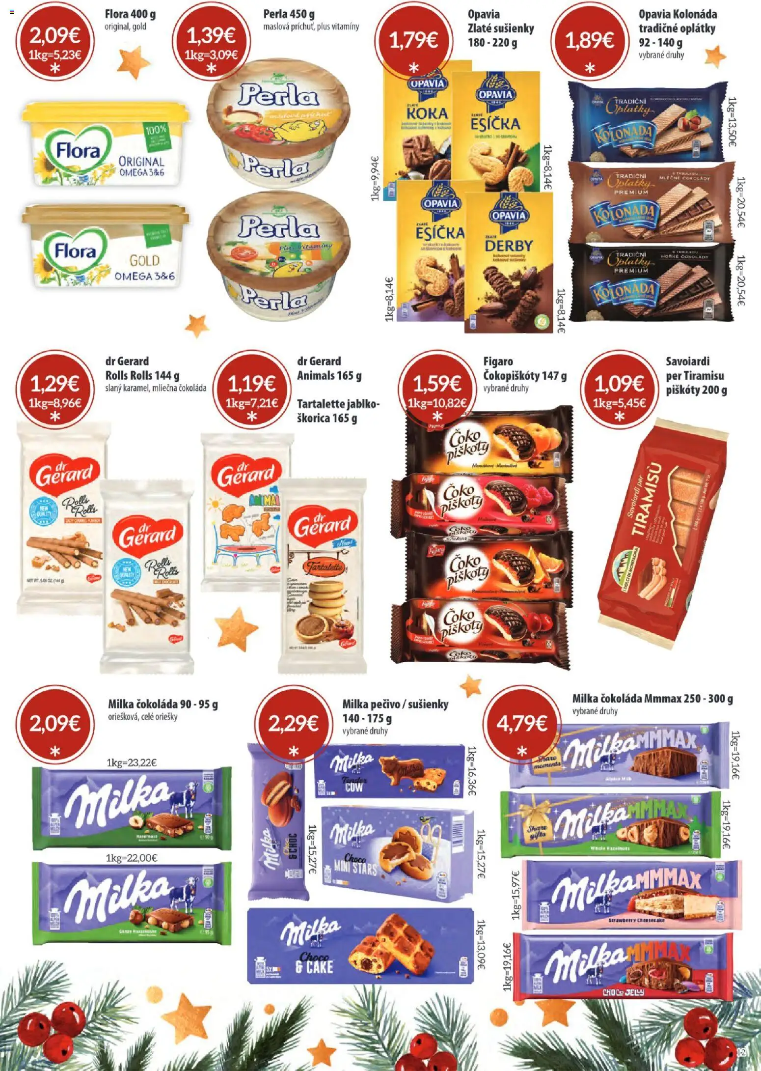 Nové Sintra akcie – leták je platný od 15.12.2025 | Strana: 12 | Produkty: Čokoláda, Milka, Flora