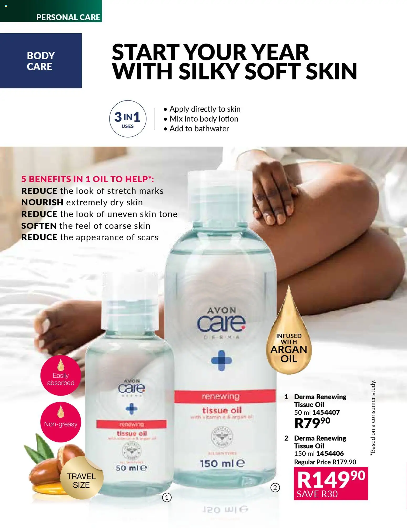 New Avon catalogue – valid from 01.01.2026 | Page: 188 | Products: Tissue oil, Oil, Lotion