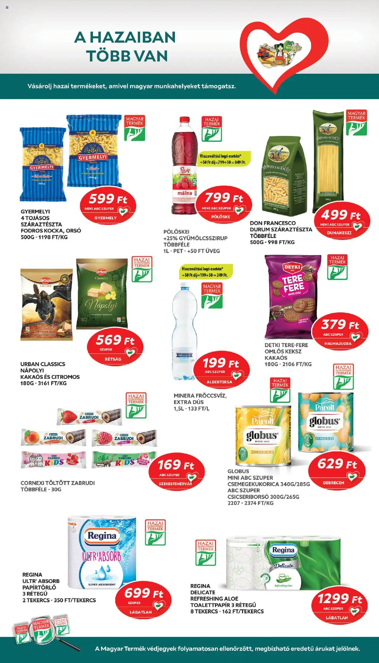 COOP akciós ujság - amely érvényes a következő dátumtól: 16.10.2025 | Oldal: 8 | Termékek: Málna, Csicseriborsó, Keksz, Nápolyi