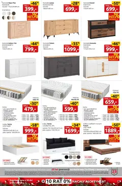 Pogląd oferty "Black Red White promocje" - ważna od 01.12.2025 | Strona: 7 | Produkty: Pościel, USB, Materac, Komoda