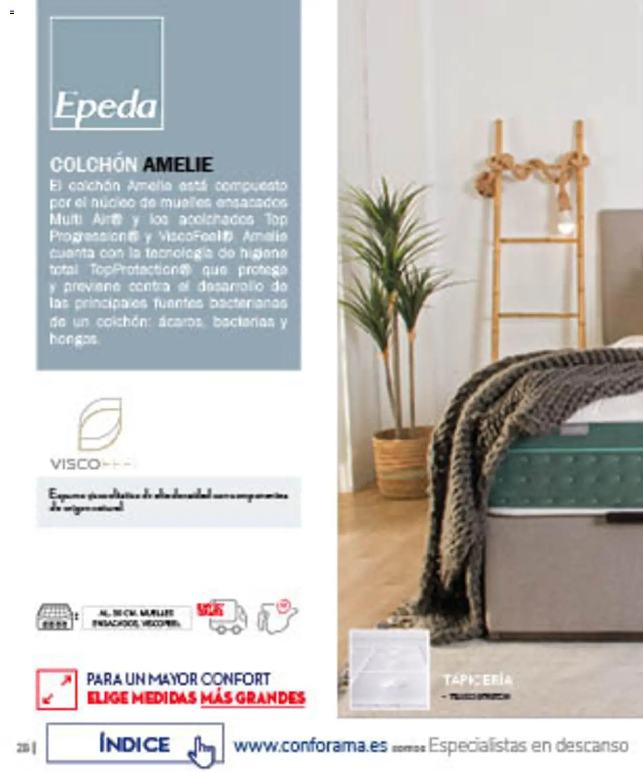 Conforama folleto │ válido desde el 07.08.2025 | Página: 28 | Productos: Colchon