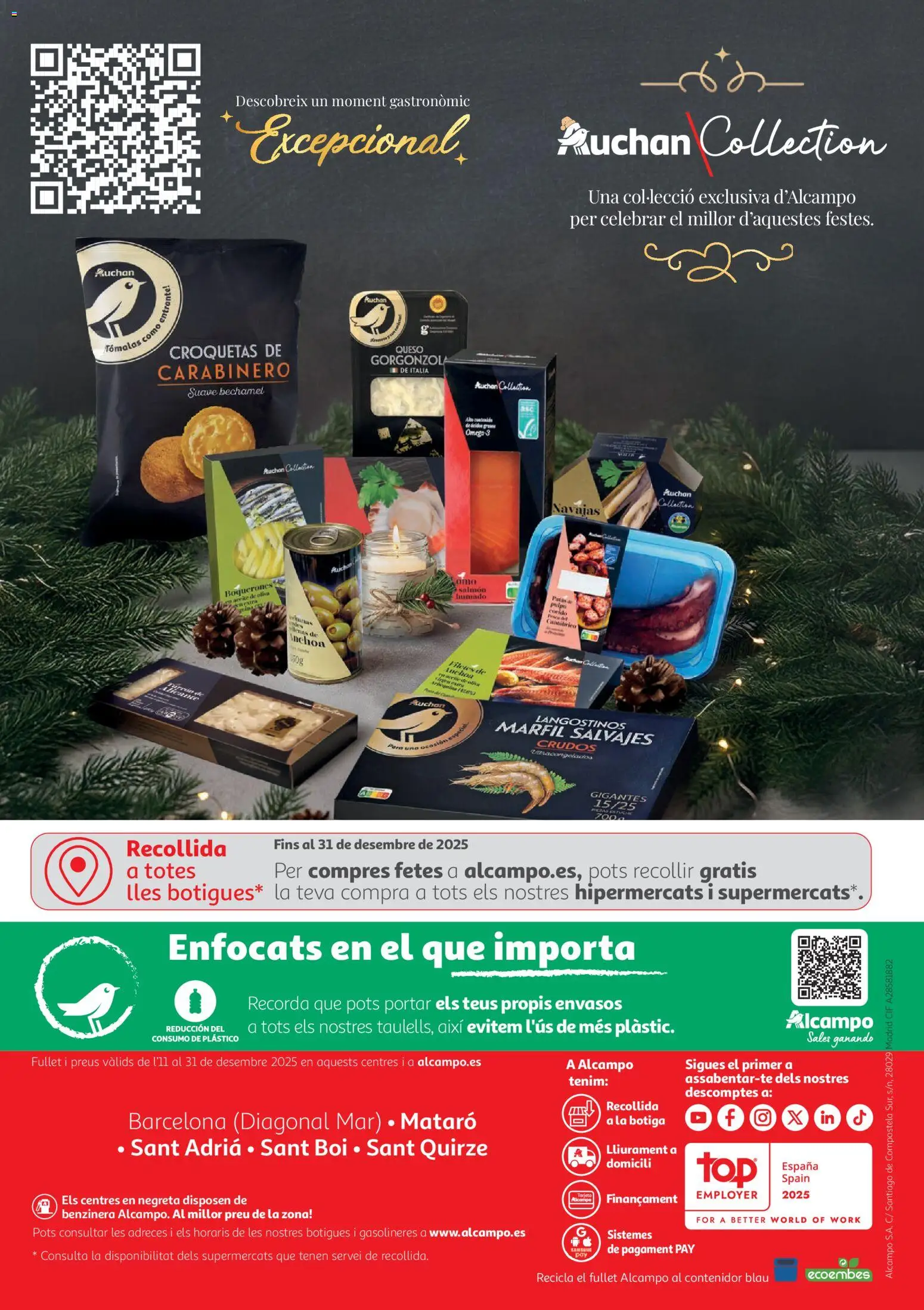 Alcampo - HG catalan │ válido desde el 11.12.2025 | Página: 56 | Productos: Queso, Aceite, Aceite de oliva, Croquetas