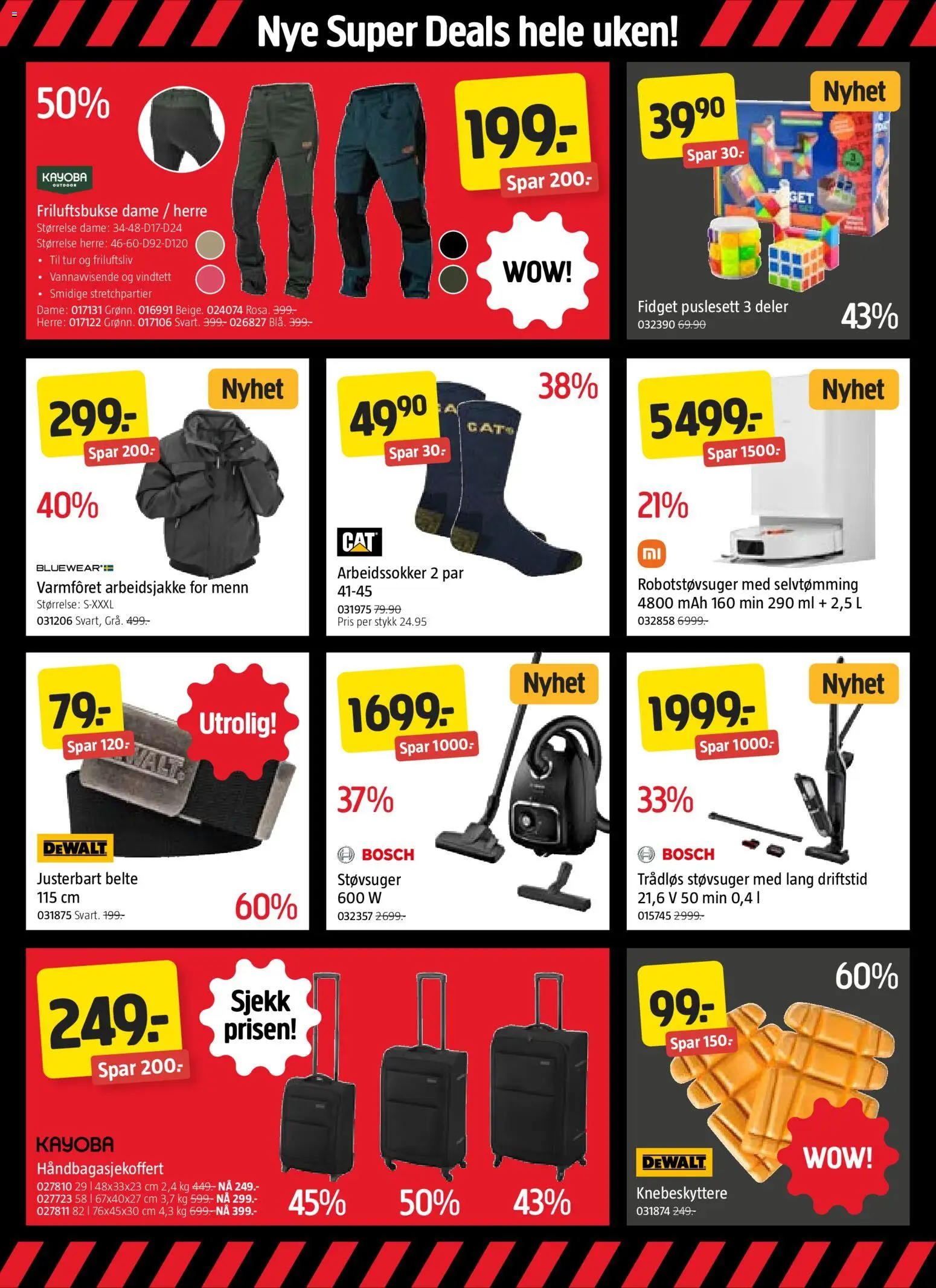 {H1} | Side: 4 | Produkter: Robotstøvsuger, Belte, Støvsuger