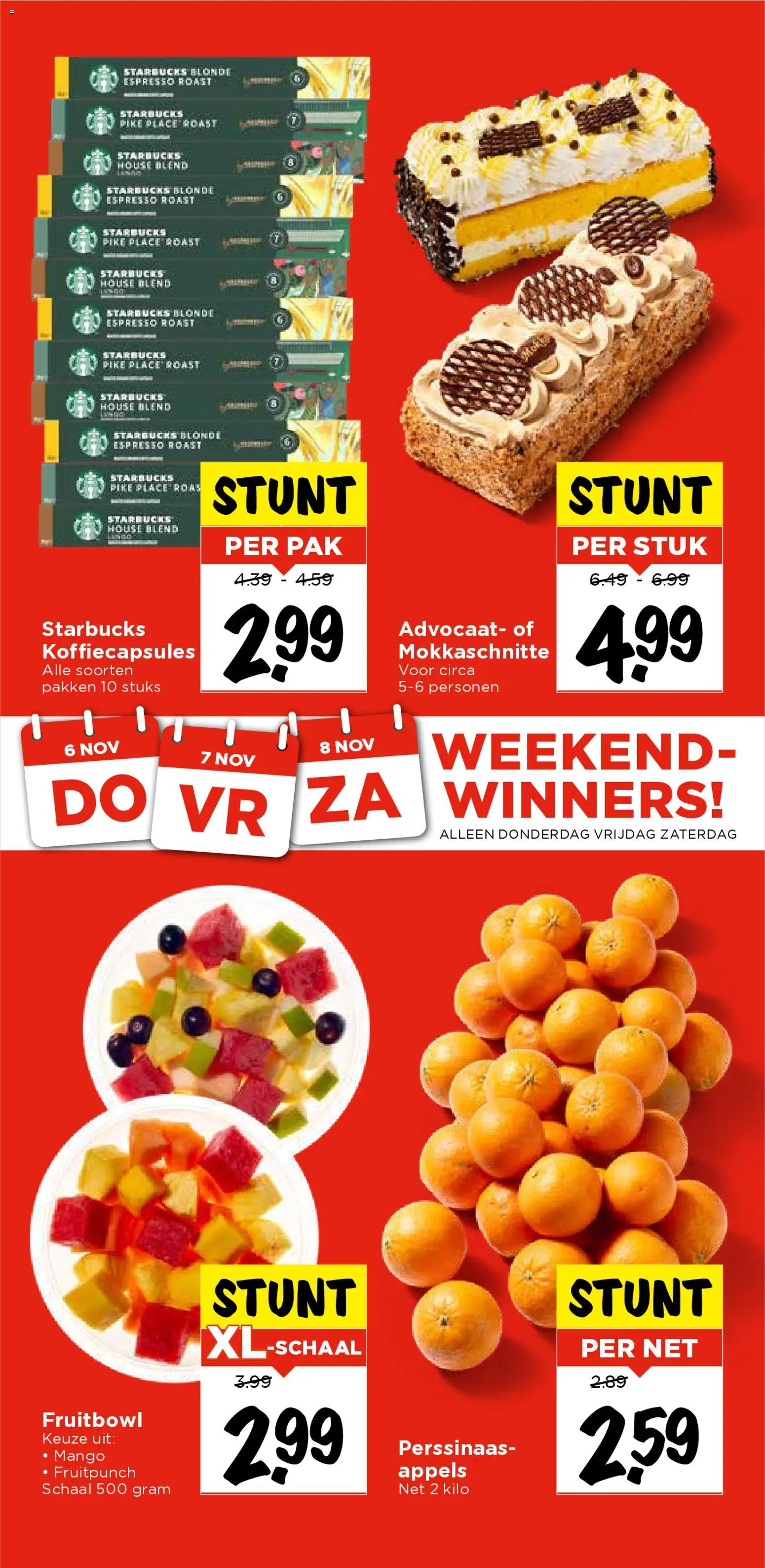 {H1} | Pagina: 3 | Producten: Appels, Koffiecapsules, Schaal, Mango