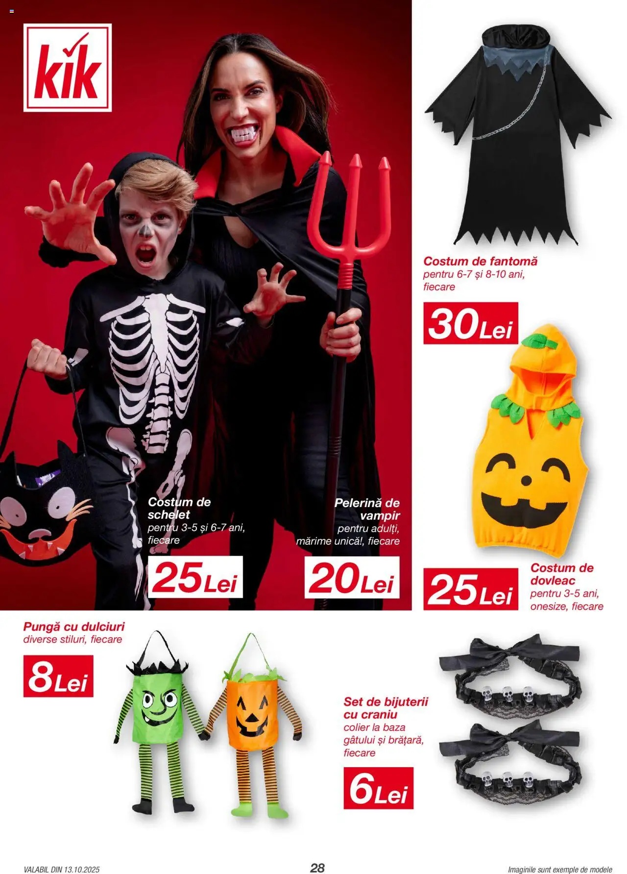 Noul catalog Kik – valabil de la 13.10.2025 | Pagină: 28 | Produse: Dovleac, Pungă, Colier, Set de bijuterii