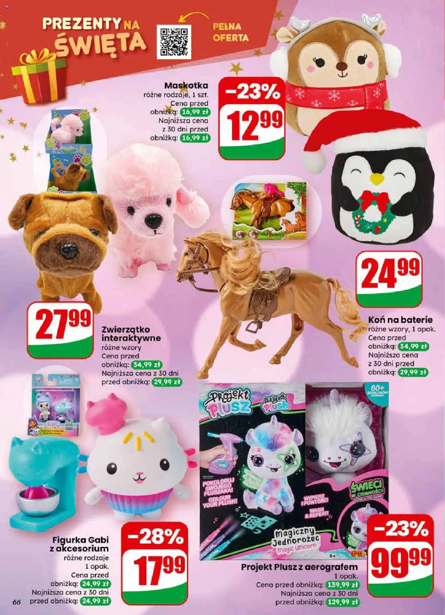 Dino Gazetka od 10.12.2025 | Strona: 66 | Produkty: Baterie, Jednorożec