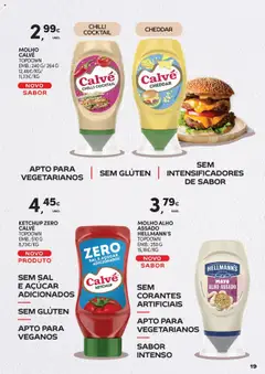 Continente - Novidades de que toda a gente gosta │ válido de 02.09.2025 | Página: 19 | Produtos: Sal, Cheddar, Açúcar, Ketchup