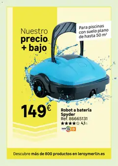 Leroy Merlin catálogo │ válido desde el 22.07.2025 | Página: 13 | Productos: Robot, Batería