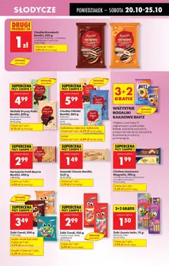 Pogląd oferty "Żelki Candi, 200 g, węże, misie lub cola" - ważna od 20.10.2025 | Strona: 53 | Produkty: Magnetic, Słodycze, Herbatniki, Ciastka
