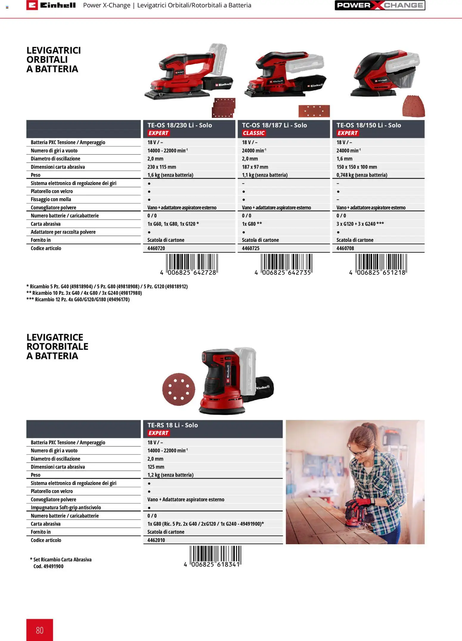 Volantino Einhell del 17.03.2026 | Pagina: 82 | Prodotti: Scatola, Batteria, Batterie, Caricabatterie