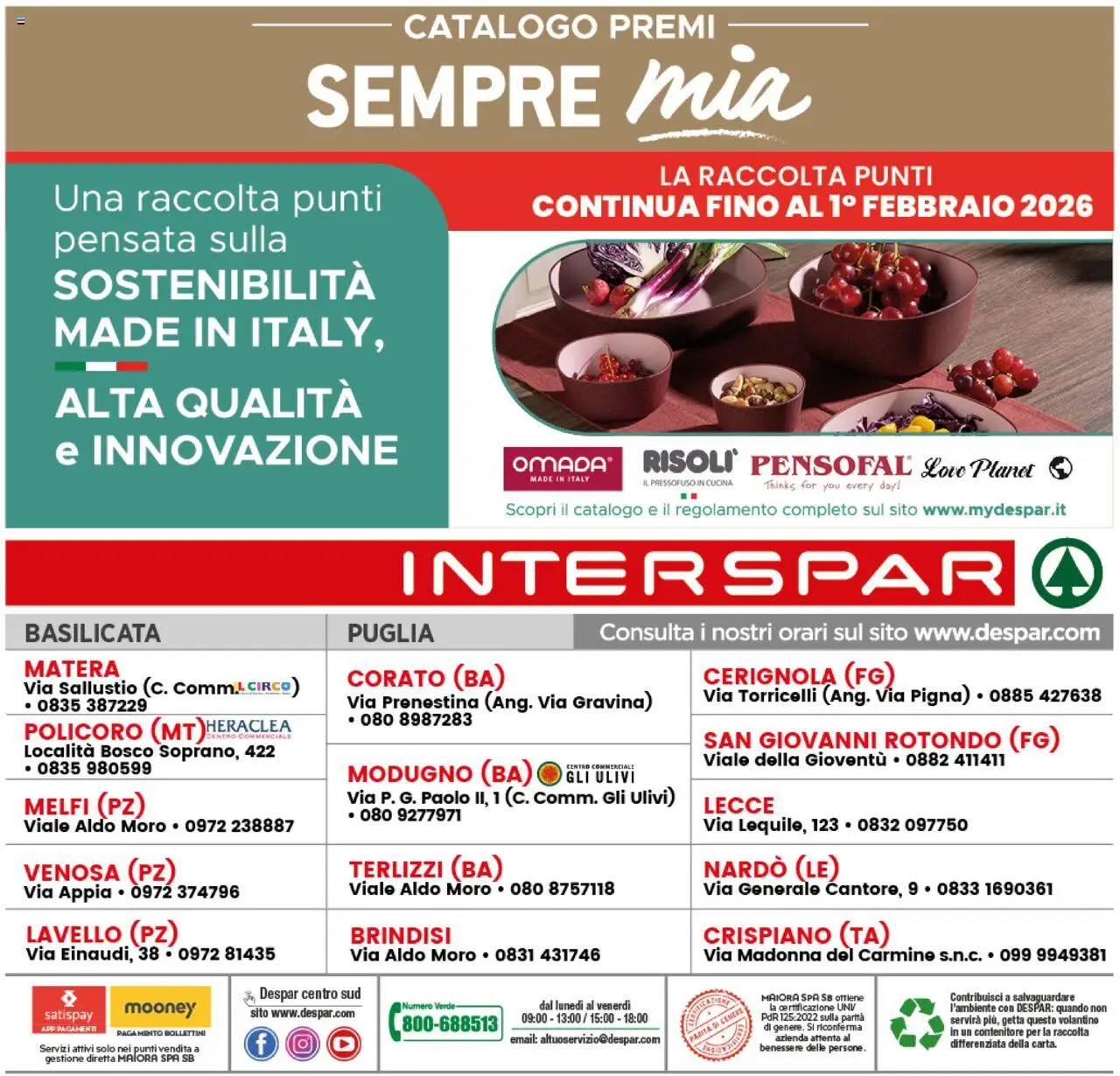 Volantino Interspar del 02.10.2025 | Pagina: 33 | Prodotti: Lavello, Contenitore