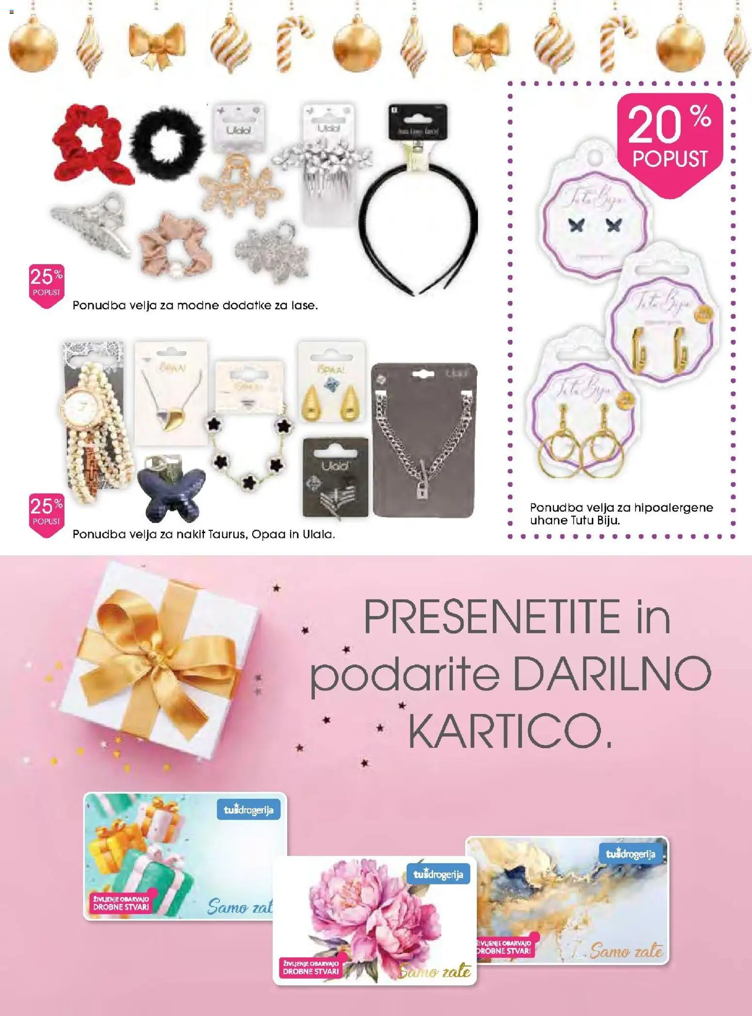 Novi Tuš drogerija katalog ponudbe – veljaven od 03.12.2025 | Stran: 47 | Izdelki: Modni dodatki