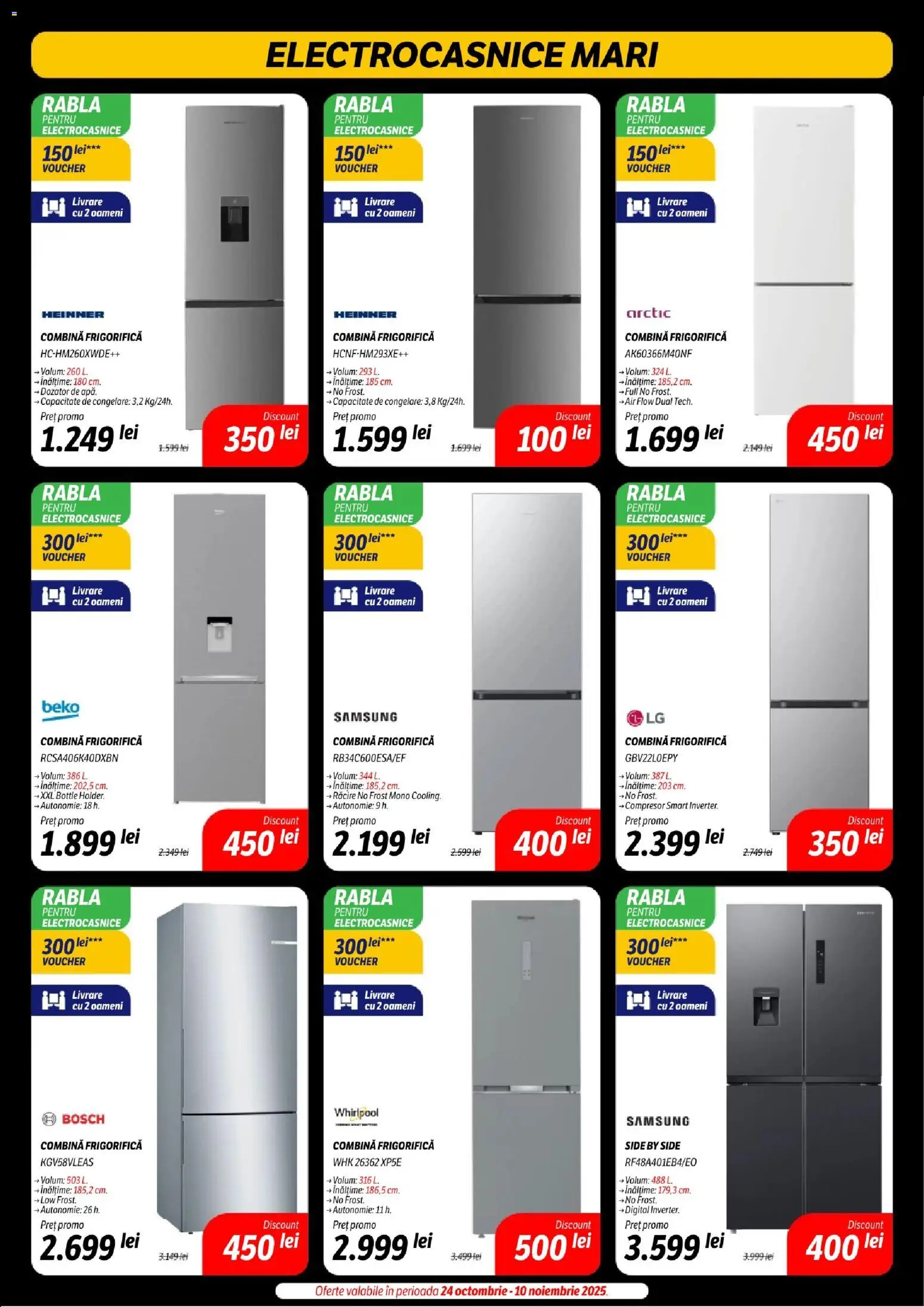 Noul catalog Flanco – valabil de la 07.11.2025 | Pagină: 35 | Produse: Combină frigorifică