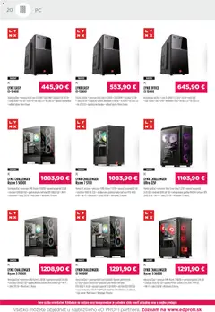 ED Profi leták platný od 01.11.2025 | Strana: 20 | Produkty: Rám, Herný počítač, Počítač, PC
