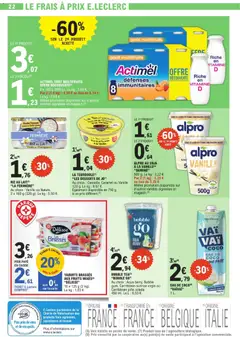 E.Leclerc - Prévisualisation de RIZ AU LAIT "LA FERMIÈRE", Au choix: Vanille ou Nature. 2 x 160 g (320 g). valide à partir de 23.12.2025 | Page: 22