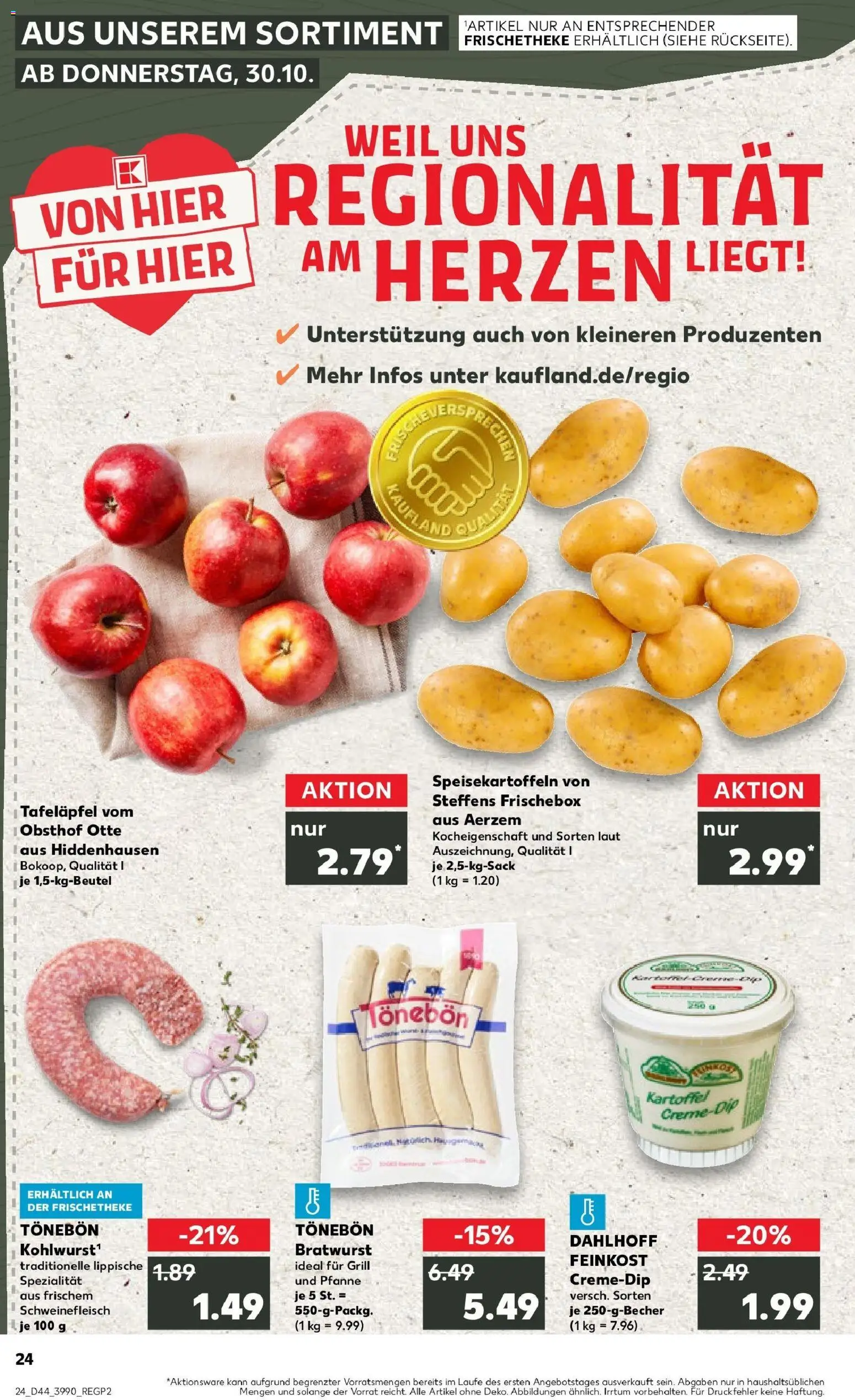 Kaufland prospekt Detmold	 – gültig ab 30.10.2025 | Seite: 24 | Produkte: Grill, Bratwurst, Schweinefleisch